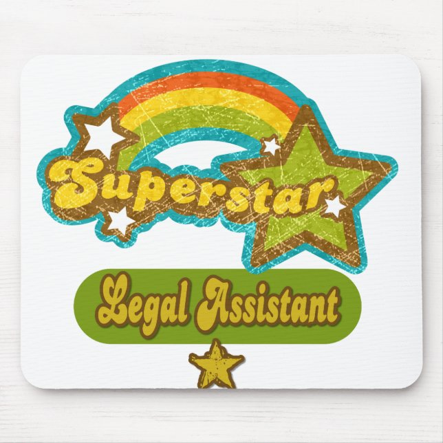 Mousepad Assistente legal da estrela mundial (Frente)
