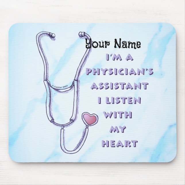 Mousepad Assistente Médico Coração (Frente)