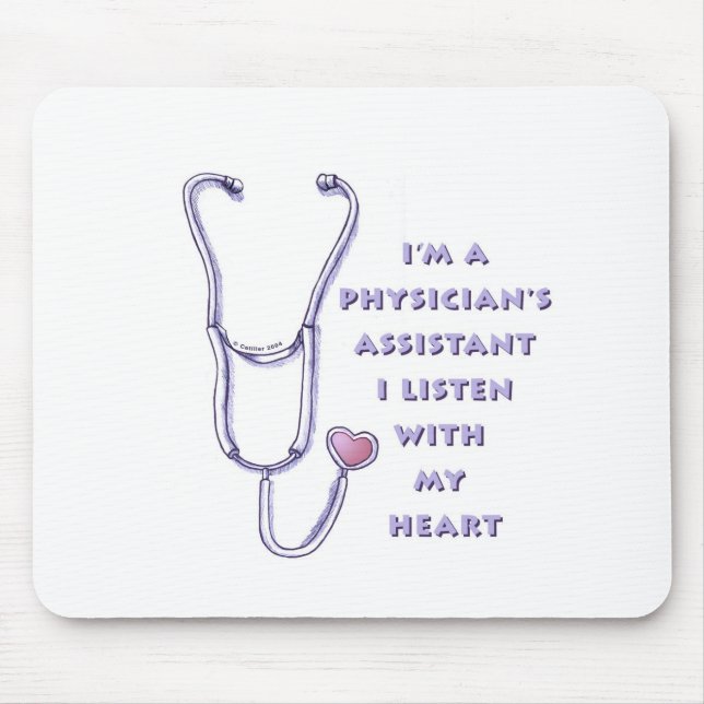 Mousepad Assistente Médico Coração (Frente)