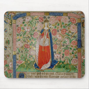 Mousepad Associado de rainha de Elizabeth Woodville do rei