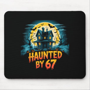 Mousepad Assombrado Por 67 Meme Engraçado Seis Sete Hallowe