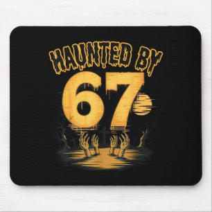 Mousepad Assombrado Por 6 7 Halloween Temporada Assustadora