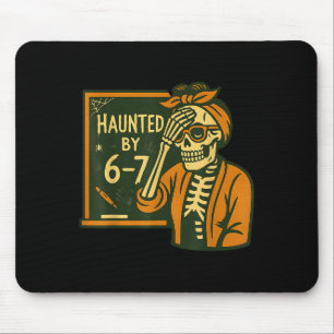 Mousepad Assombrado Por 6-7 Professor Engraçado 67 Hallowee