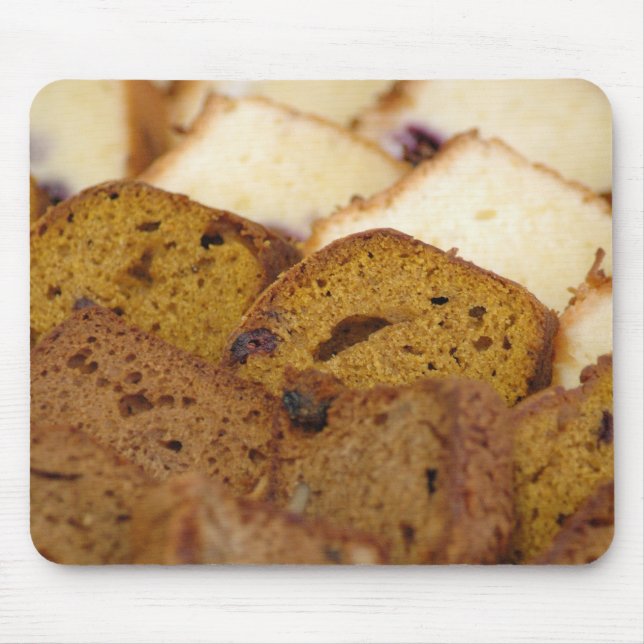 Mousepad Assornos de café da manhã e bolo (Frente)