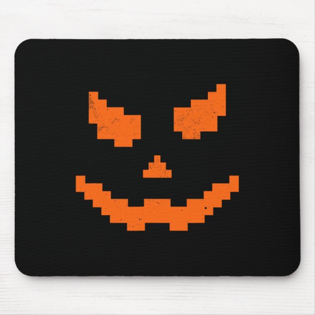 Mousepad Assustador Halloween Jack O Lanterna Pumpkin Mau s (Frente)