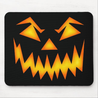 Mousepad Assustador Jack O Lanterna Face