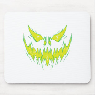 Mousepad Assustador Pumpkin Jack O Lanterna Face Homens do