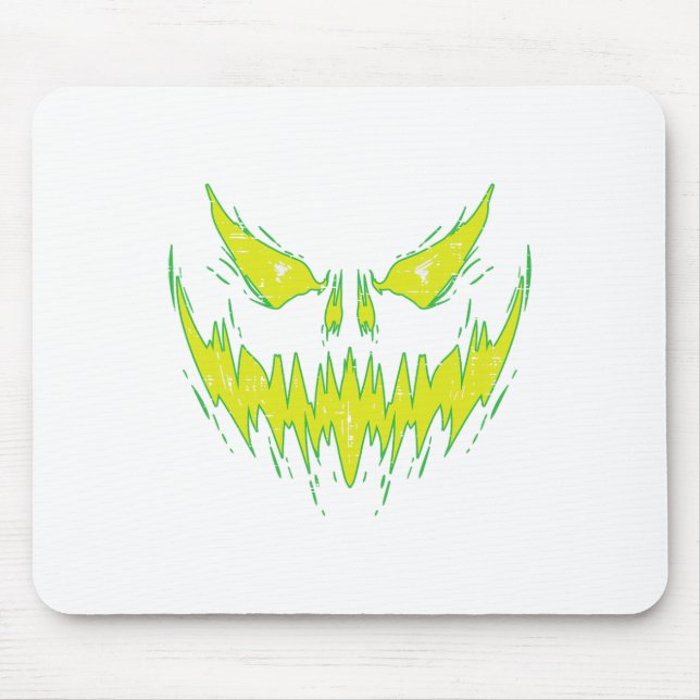 Mousepad Assustador Pumpkin Jack O Lanterna Face Homens do  (Frente)
