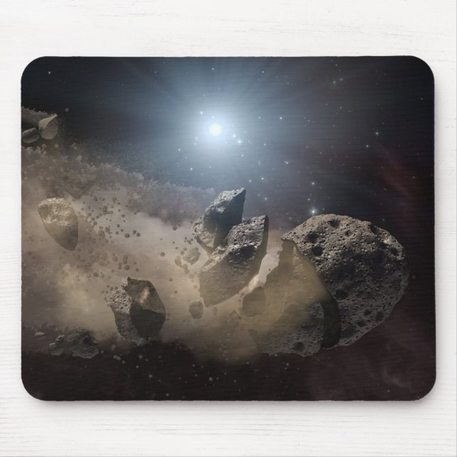 Mousepad Asteroide morde a poeira PIA11735 (Frente)