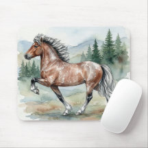Astrid Tolting Icelandic Horse aquarela