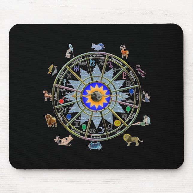 Mousepad Astrologia - sinais do ZODÍACO (Frente)