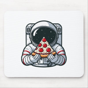 Mousepad Astronauta Animal Comendo Pizza Margherita Comida