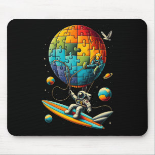 Mousepad Astronauta Bylloon Autismo Atenção Espaço Autista