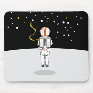 Mousepad Astronauta Capturou Semana Curta no Espaço