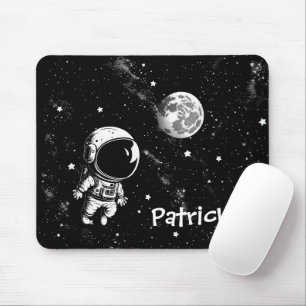 Mousepad Astronauta Divertido No Suporte Espacial Do Mouse