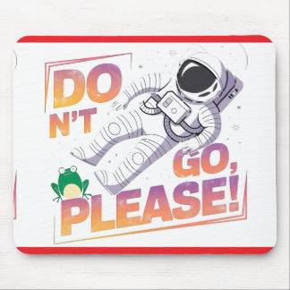 Mousepad Astronauta Flutuando no Espaço Aventura CósmicaDes