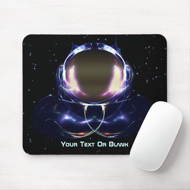 Mousepad Astronauta Fractal (Com mouse)