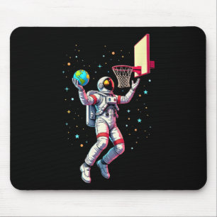 Mousepad Astronauta Jogando Planetas Sketll Espaço Sideral