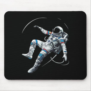 Mousepad Astronauta Muay Tailandês Boxando Karate Kickboxin