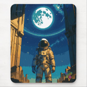 Mousepad Astronauta Sob o Portão Celestial