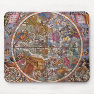 Mousepad Astronomia Antiga, Mapa de Constelações Cristãs