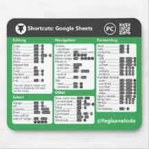 Atalhos de teclado do Google Sheets para PC