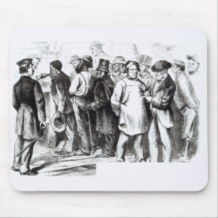 Mousepad Atapete Baggers, 1860s atrasados (gravura) (a foto