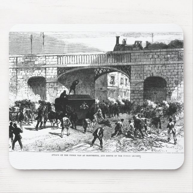 Mousepad Ataque na prisão Van em Manchester (Frente)
