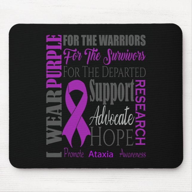 Mousepad Ataxia Doença Neurológica Sensibilização para o Gu (Frente)