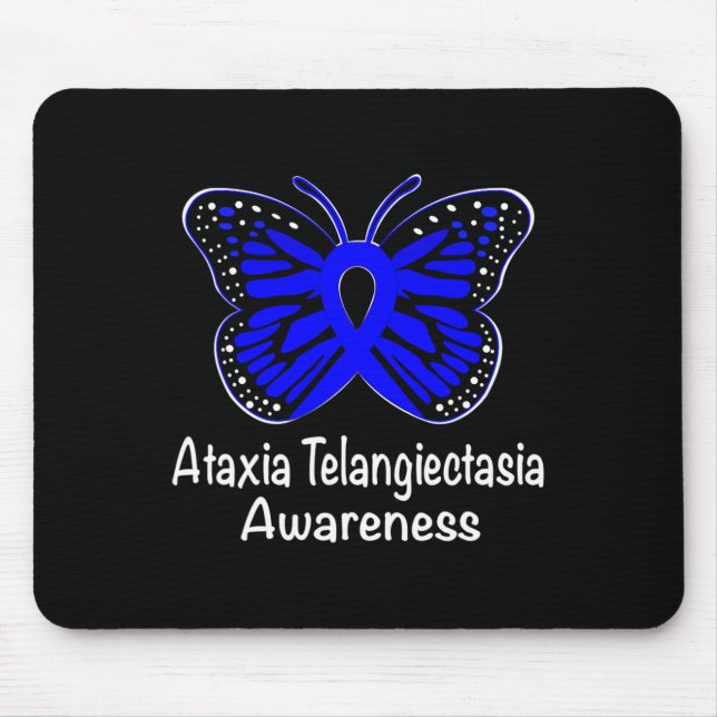 Mousepad Ataxia Telangiectasia Suporte ao Guerreiro de Cons (Frente)