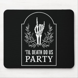 Mousepad Até D. eath Do Festa Do Halloween Skeleton Mão Fl