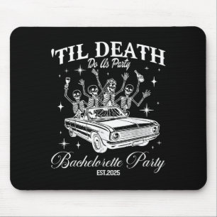 Mousepad Até que a Morte nos Separe Festa Retro de Hallowee