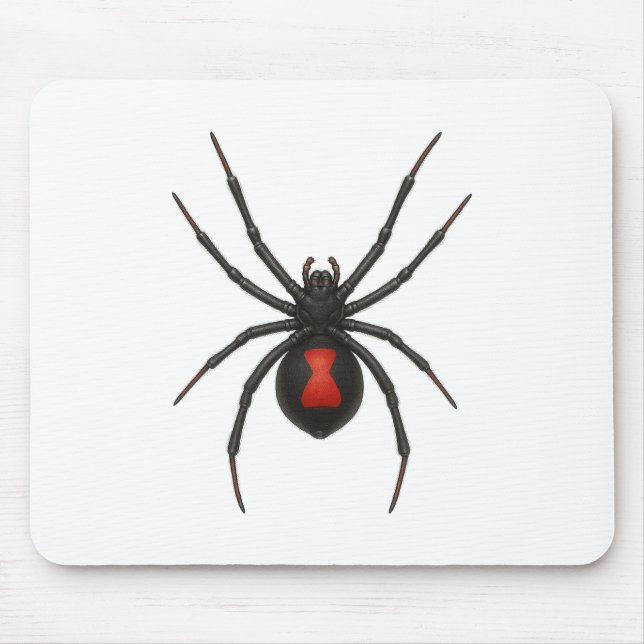 Mousepad Atenção da Viúva: Aranha-Viúva Negra (Frente)