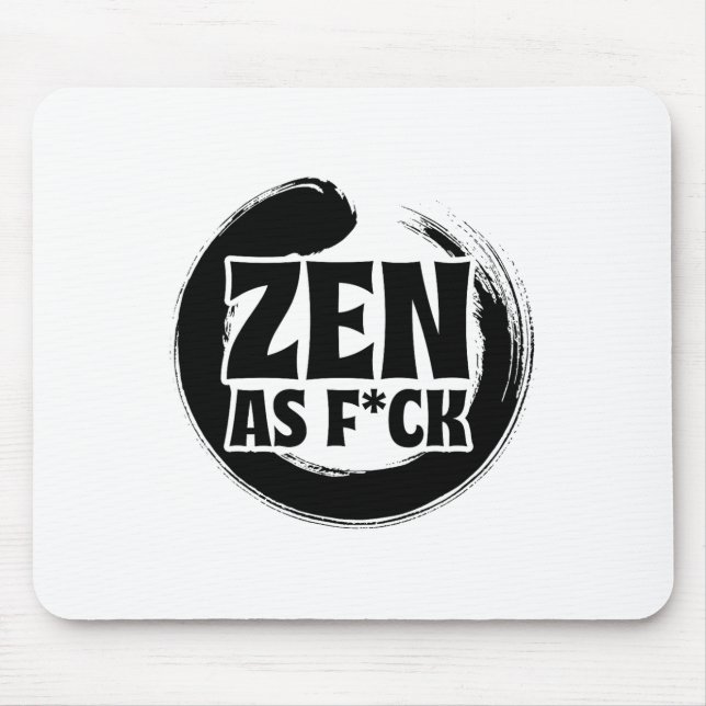 Mousepad Atenção Plena Zen Como Inner Peace Meditação Buda (Frente)