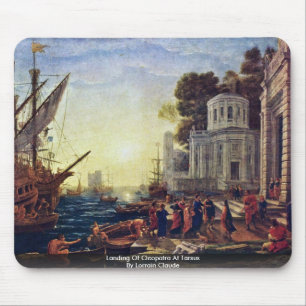 Mousepad Aterragem de Cleopatra na parte posterioa do