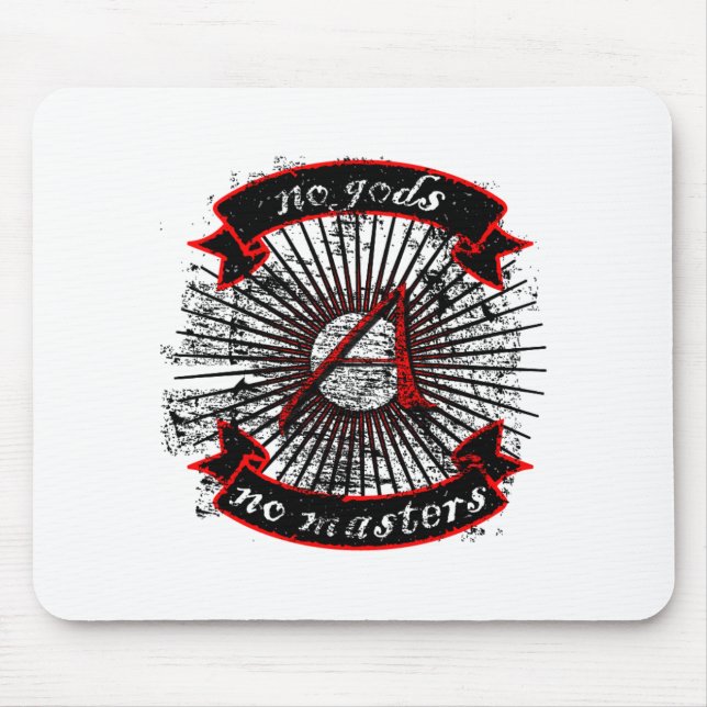 Mousepad Ateu nenhuns deuses, nenhum mestrado (Frente)