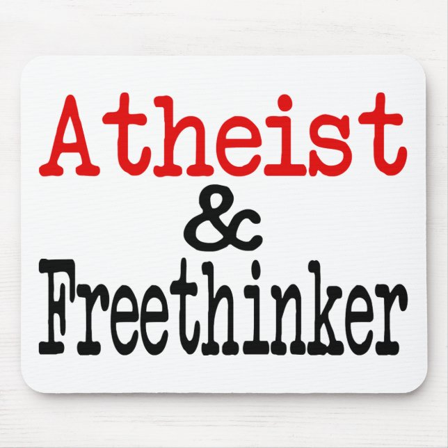 Mousepad Atheist e Freethinker (Frente)