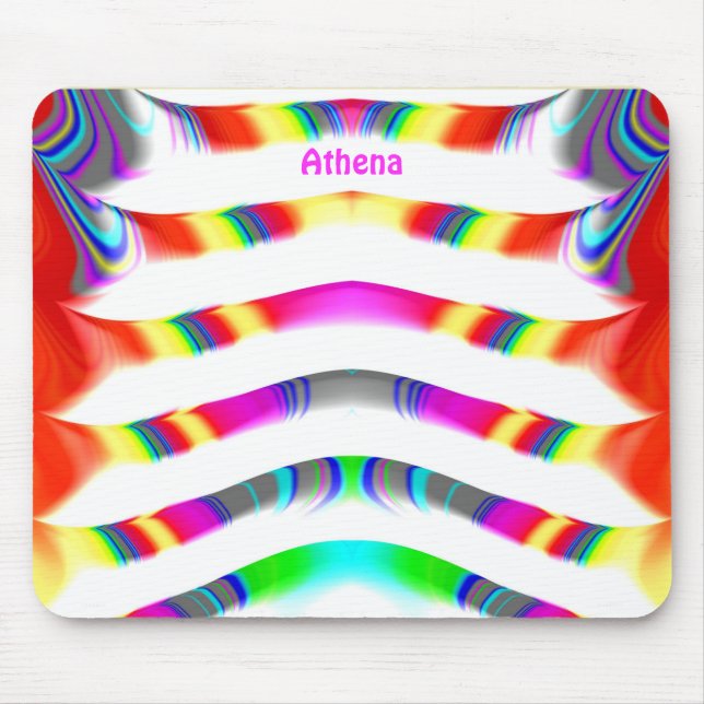 Mousepad ATHENA ~ Pop- pirulito multicolorido ~ (Frente)