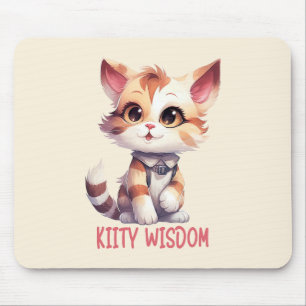 Mousepad Atitude de gato sem cuidado - Design de felino com