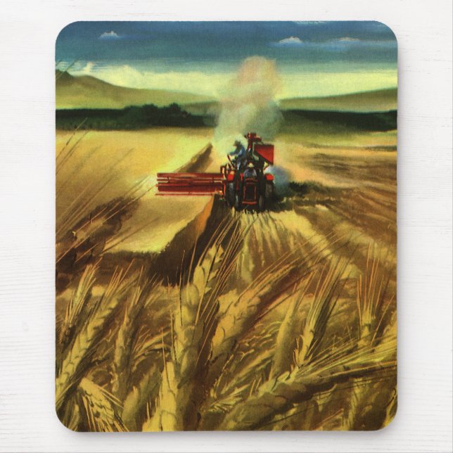 Mousepad Atividade De Fazenda Agrícola De Viagem, Agricultu (Frente)