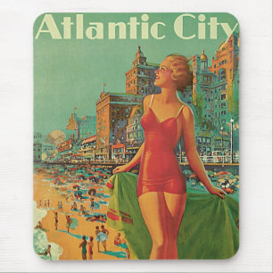 Mousepad Atlantic City Resort, Pensilvânia Railroad Viagem
