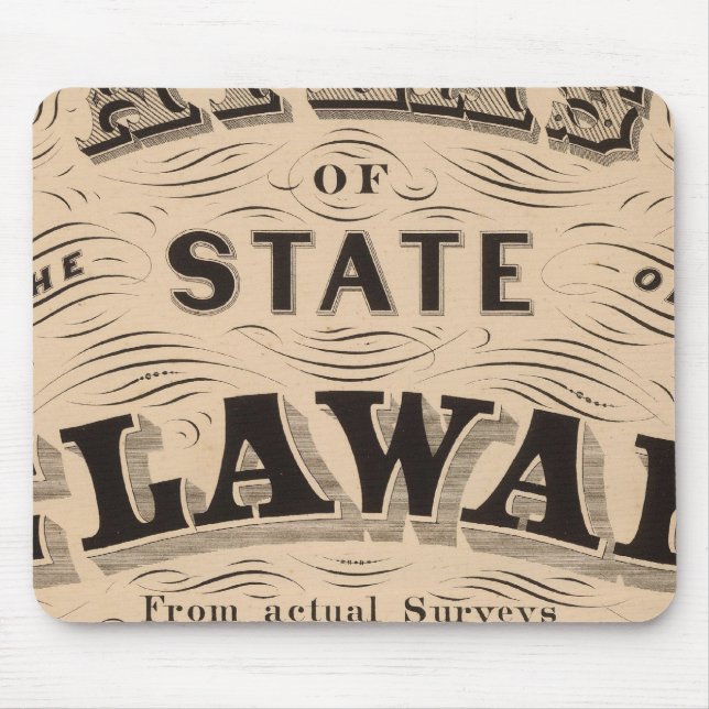 Mousepad Atlas Delaware (Frente)