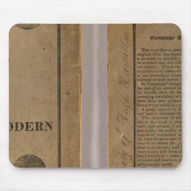 Mousepad Atlas escolar com geografia moderna (Frente)