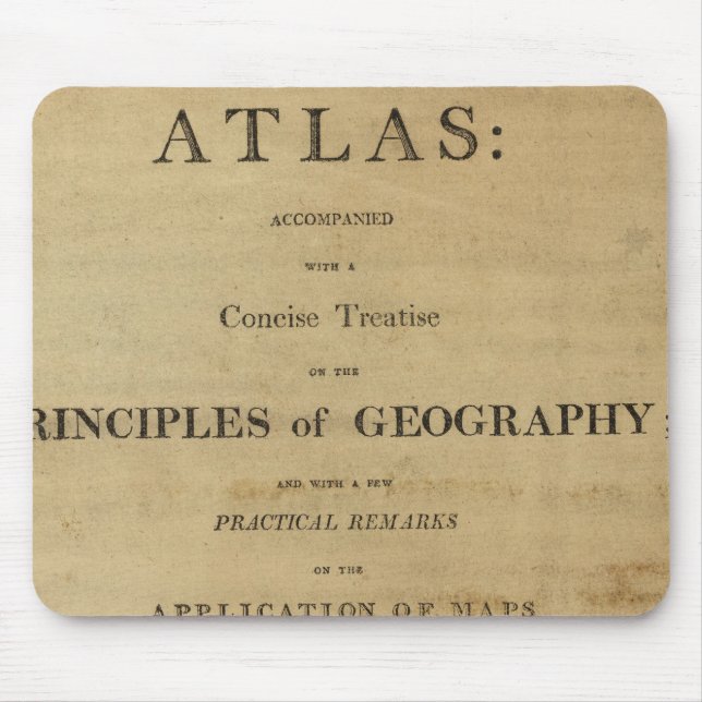 Mousepad Atlas Geral e Clássico da Página de Título (Frente)