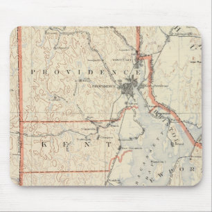 Mousepad Atlas Rhode Island 2