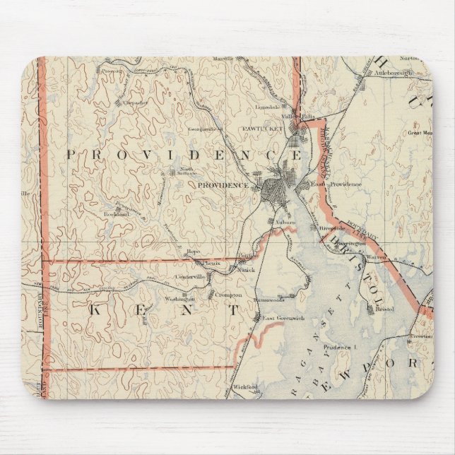 Mousepad Atlas Rhode Island 2 (Frente)