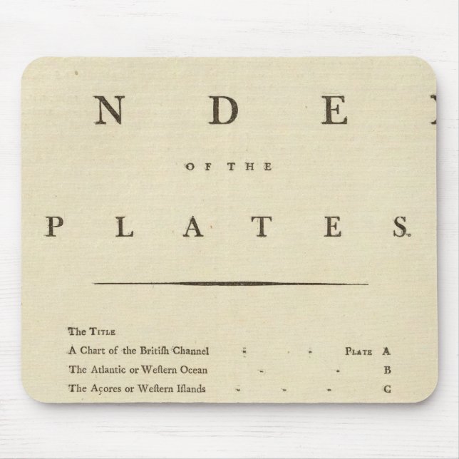 Mousepad Atlas West India (Frente)