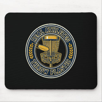 Mousepad Atletas Reais Jogam Disco de Golfe de Plástico Dec