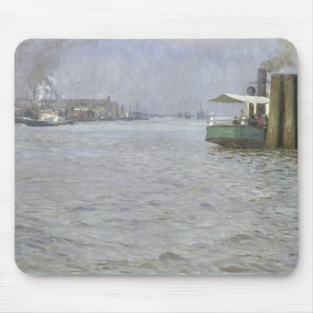 Mousepad Atmosfera de domingo no Elbe (Frente)