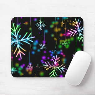 Mousepad atmosfera festiva e animada de Natal do SlipperyJo